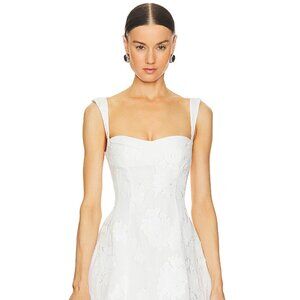 Clea Emilia Dress in Cloud Jacquard